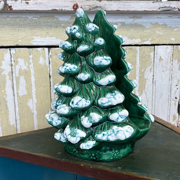 Vintage ceramic tree napkin holder - Picture 2 of 8